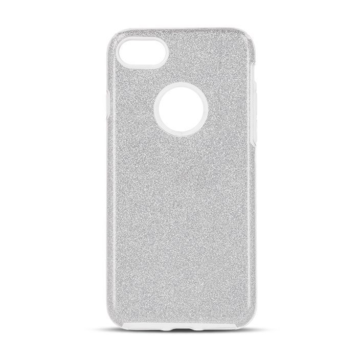 Glitter 3in1 case for iPhone 7 / 8 / SE 2020 / SE 2022 silver