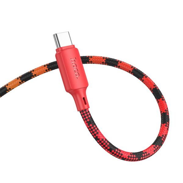 Cable USB A to USB C Hoco 3A 1 m X116 gradient red