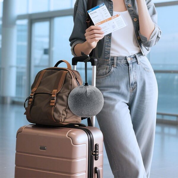 Traveling pillow Hoco "U" - shaped HX70 black