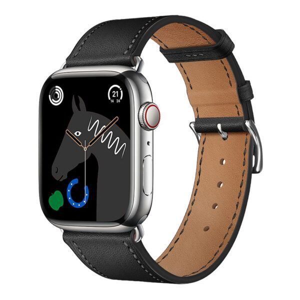 8e99ea1294bf294d24035d4f4726ff8b FORCELL F-DESIGN FA20 eco leather strap for APPLE Watch 42 / 44 / 45 / 49 mm black