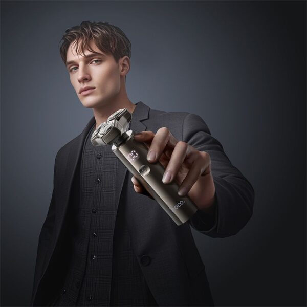 Shaving set 3in1 Hoco HP36 metal gray