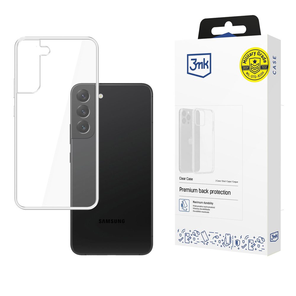 90808_1 3mk Clear Case Sam S906 S22 Pluseng