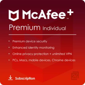 Mcafee+ Premium  (Ηλεκτρονική Άδεια)