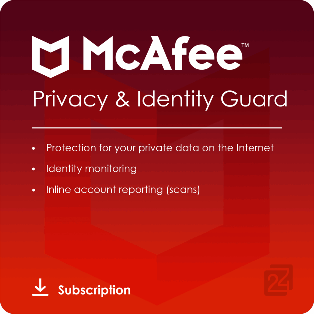 McAfee-Privacy-Identity-Guard Mcafee Privacy & Identity Guard 1 Χρηστης 1 Χρονος (Ηλεκτρονική Άδεια)