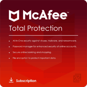 Mcafee Total Protection (Ηλεκτρονική Άδεια)
