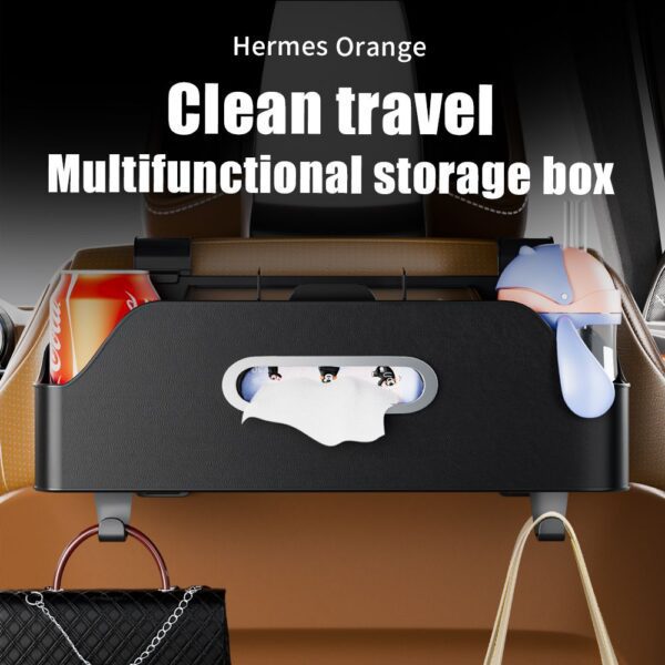 a6c311778bfcc20a8a1f6b85286de1e7 Car organizer for front seats with compartments OXFORD black