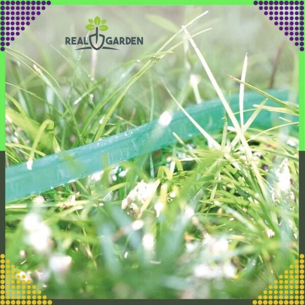 Garden hose sprinkler with quick connectors 3 m RC-K-1472 green