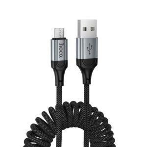 Cable USB A to Micro USB Hoco 2,4A 1,5 m X121 black