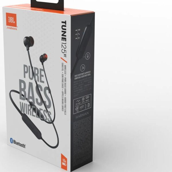 Wireless earphones JBL T125 black
