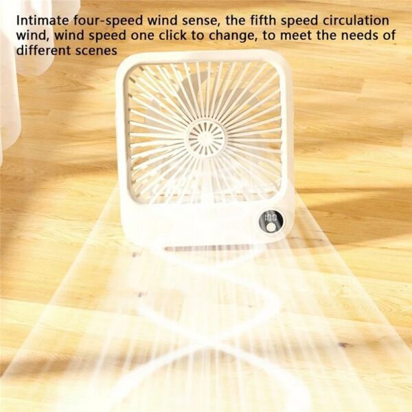 Desk fan with adjustable stand W30 blue