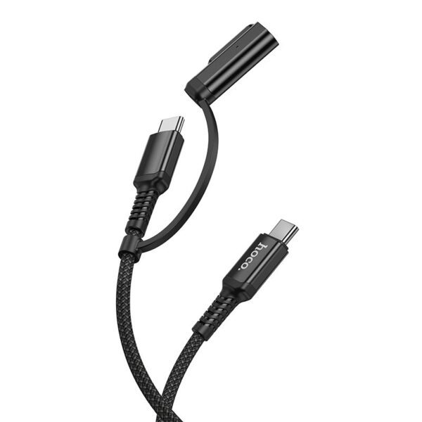 e0abe6adfa51bb84aa90a9698b4cf65c Cable 2in1 USB C to USB C / Mag3 Hoco 240W 1,8 m U142 black