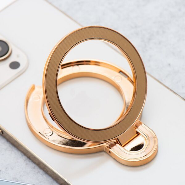 Phone stand CIRCLE - stick-on - gold