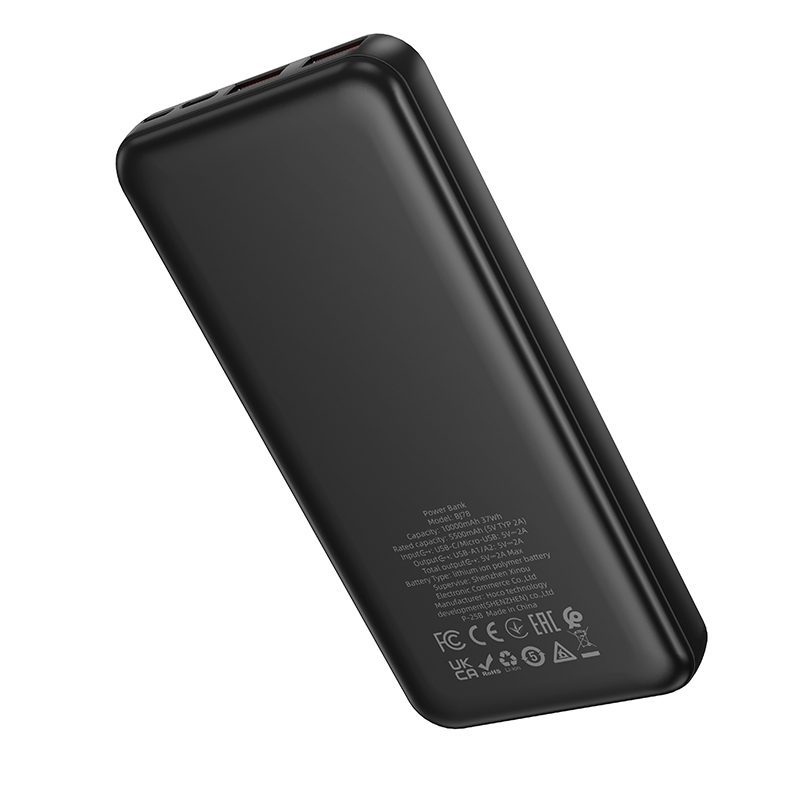 foto_add-321273 Borofone Power Bank 10000mAh BJ78 Clever - 2xUSB - black