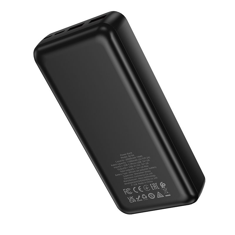 foto_add-332415 Borofone Power Bank 20000mAh BJ78A Clever - 2xUSB - black