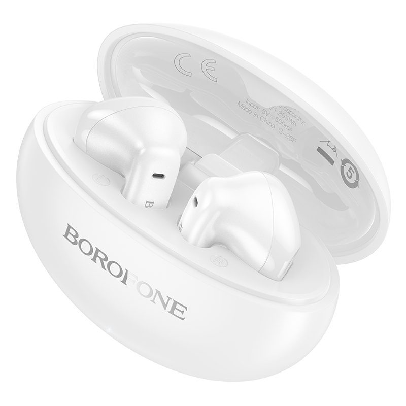 Borofone TWS Bluetooth Earphones FQ12 Nice white