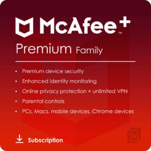 Mcafee+ Premium  (Ηλεκτρονική Άδεια)