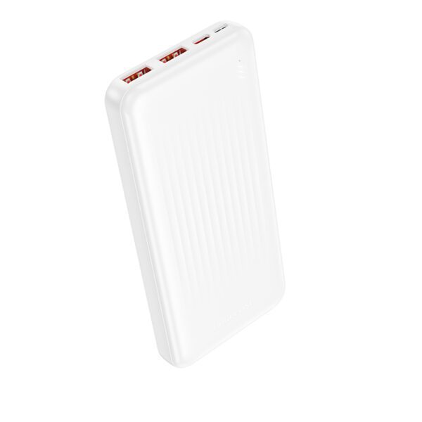 product-103024 Borofone Power Bank 10000mAh BJ80 Clever - 2xUSB + Type C - QC 3.0 22,5W PD 20W white