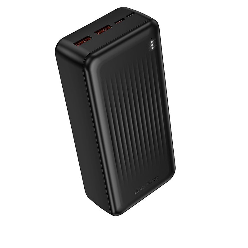 product-103025 Borofone Power Bank 30000mAh BJ80B Clever - 2xUSB + Type C - QC 3.0 22,5W PD 20W black