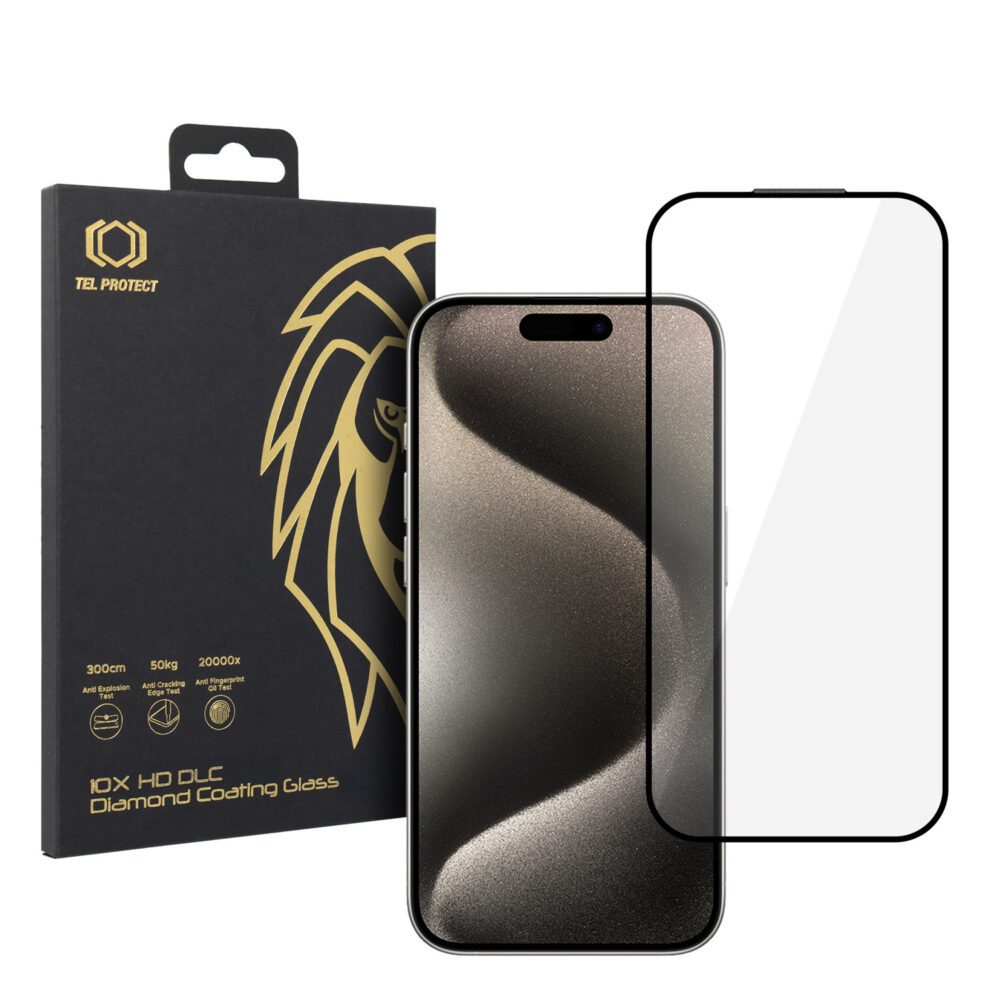 product-103605 Tempered glass Tel Protect 10X HD DLC Diamond Coating for Iphone 15 Pro