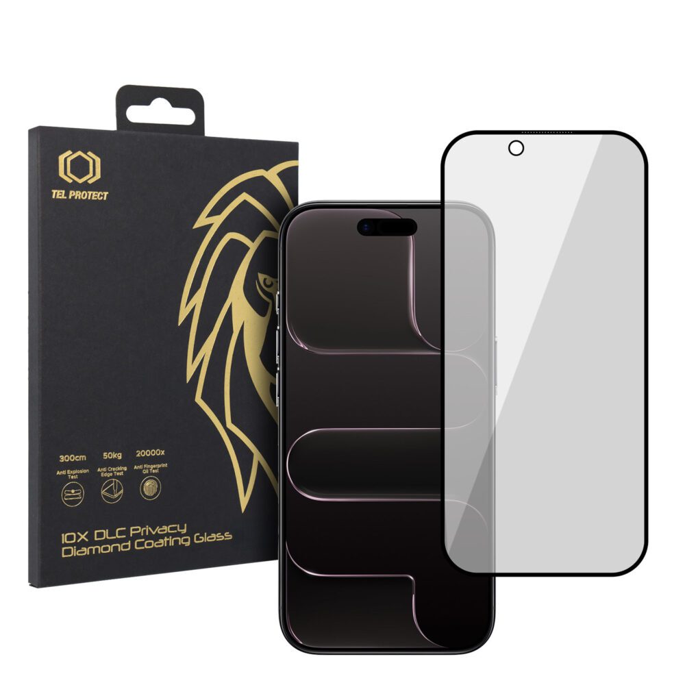 product-103617 Tempered glass Tel Protect 10X Privacy DLC Diamond Coating for Iphone 17 Air