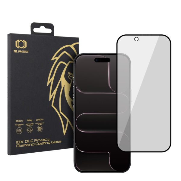 product-103617 Tempered glass Tel Protect 10X Privacy DLC Diamond Coating for Iphone 17 Air