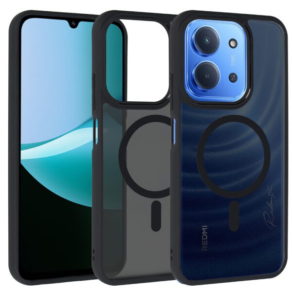 Full Matte Mag Cover for Xiaomi Redmi 15C 4G/5G black