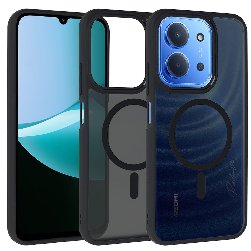 Full Matte Mag Cover for Xiaomi Redmi 15C 4G/5G black