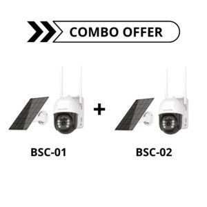 Combo Offer IP Cameras 4G & Wi-Fi Power On