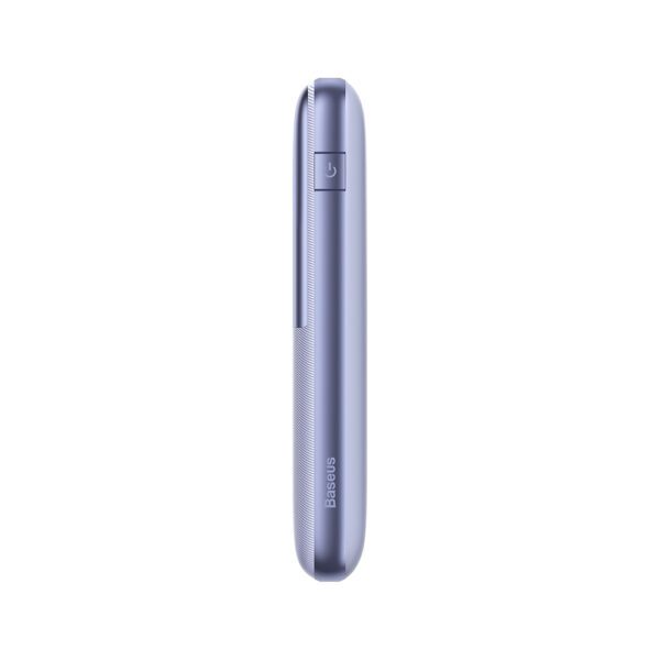 Baseus Bipow Pro Power Bank 10000mAh 20W Purple with USB Type A - USB Type C 3A 0.3m Cable (PPBD040205)eng