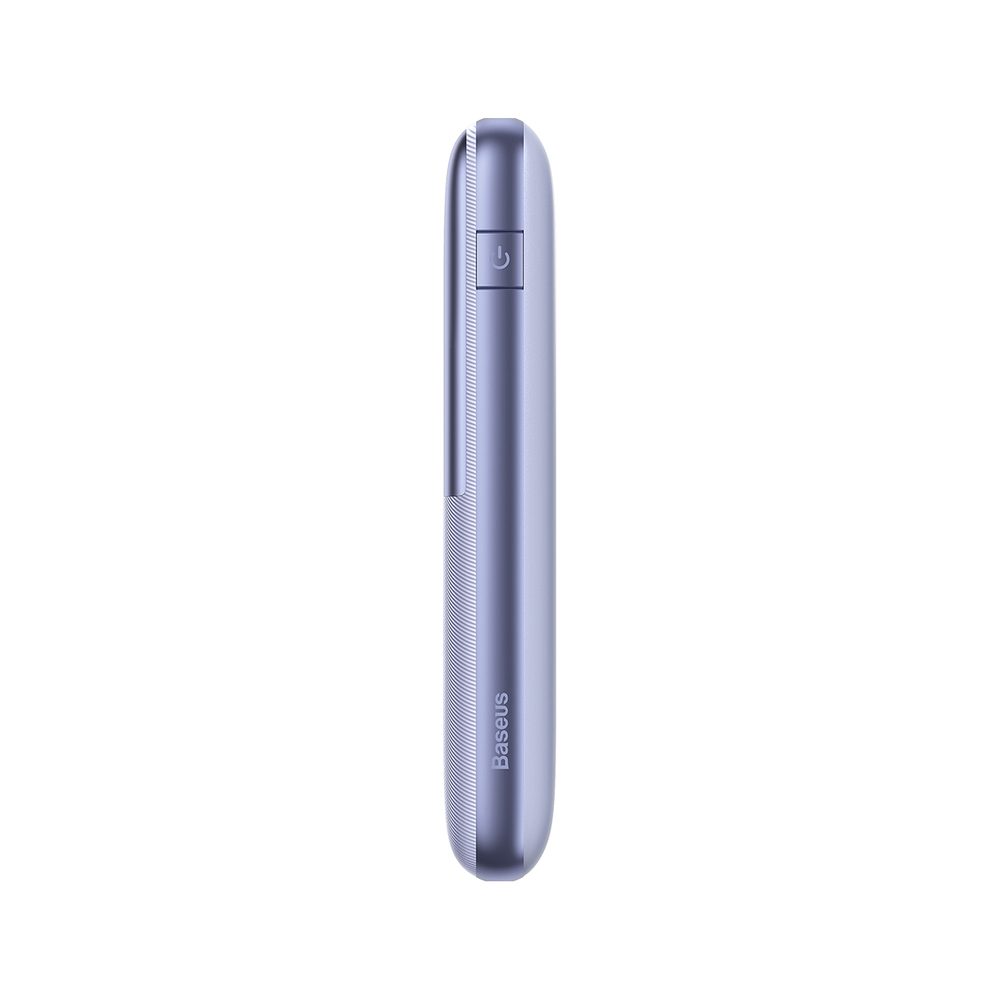 Baseus Bipow Pro Power Bank 10000mAh 20W Purple with USB Type A - USB Type C 3A 0.3m Cable (PPBD040205)eng