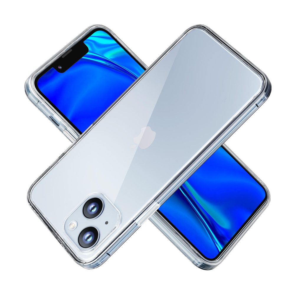 112090_2 Case for iPhone 14 silicone from the 3mk Clear Case series - transparenteng