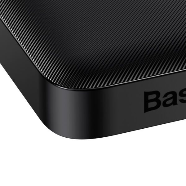Baseus Bipow powerbank with display 10000mAh 15W black (Overseas Edition) + USB-A - Micro USB cable 0.25m black (PPBD050001)eng
