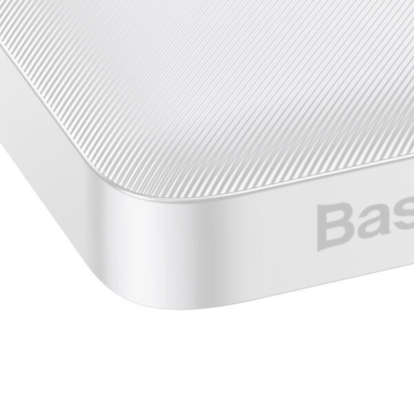 Baseus Bipow powerbank with display 10000mAh 15W white (Overseas Edition) + USB-A - Micro USB cable 0.25m white (PPBD050002)eng