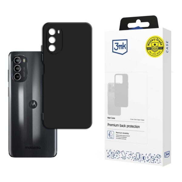 145298_1 3mk Matt Case for Motorola Moto G82 5G - blackeng