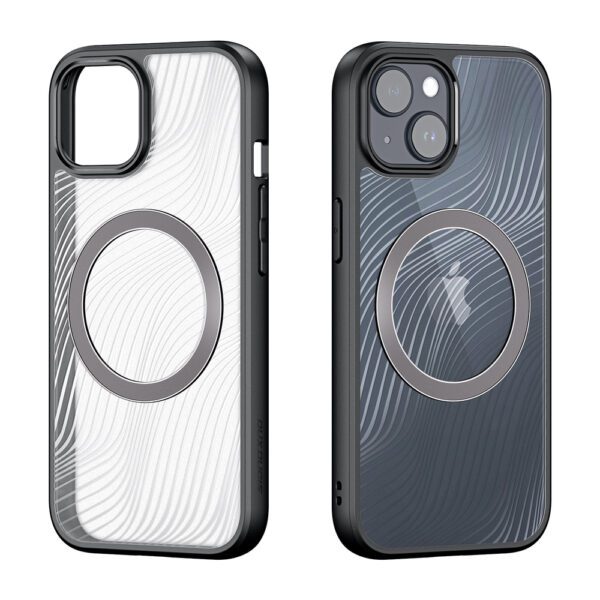 Armored case for iPhone 15 with MagSafe Dux Ducis Aimo Mag - blackeng