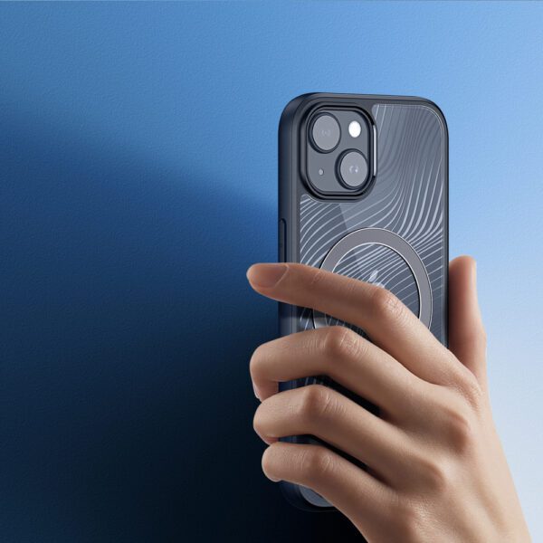 Armored case for iPhone 15 with MagSafe Dux Ducis Aimo Mag - blackeng