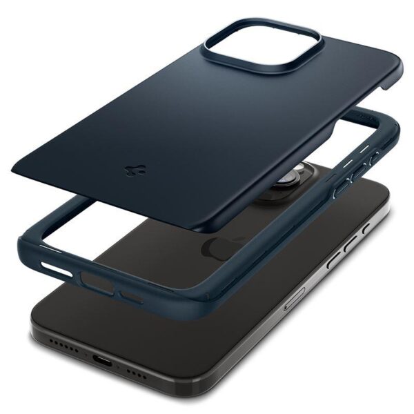 Spigen Thin Fit iPhone 15 Pro Case - Navy Blueeng