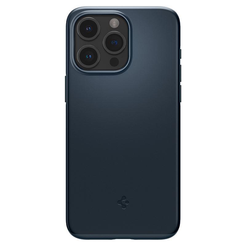 Spigen Thin Fit iPhone 15 Pro Case - Navy Blueeng
