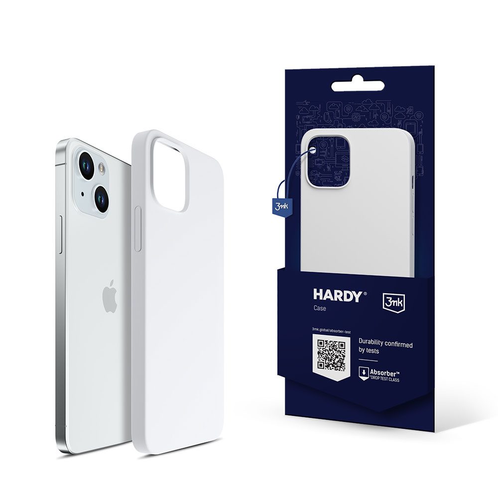 153321_1 3mk Hardy Silicone MagCase for iPhone 15 - white and silvereng