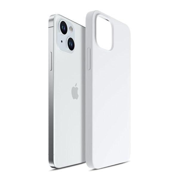 153321_8 3mk Hardy Silicone MagCase for iPhone 15 - white and silvereng