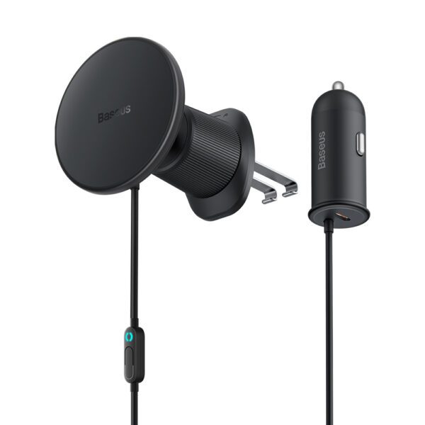 [RETURNED ITEM] [RETURNED ITEM] MagSafe 15W USB C 25W Baseus CW01 inductive car charger - blackeng