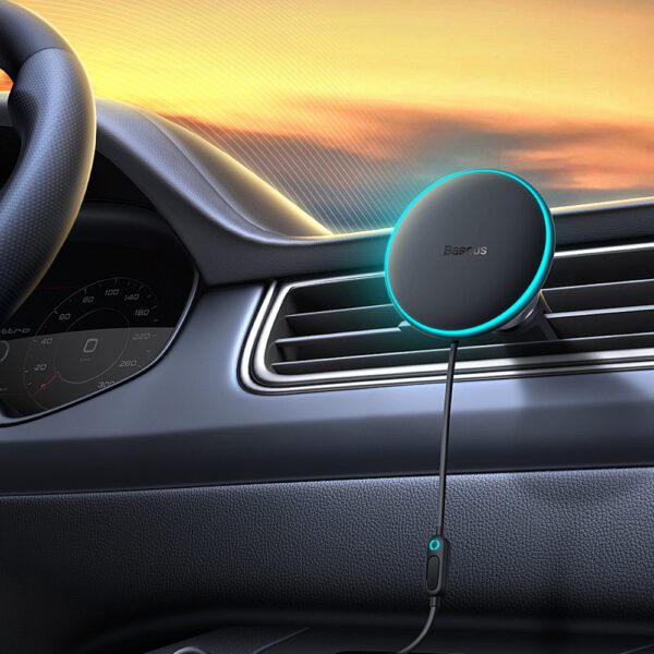 [RETURNED ITEM] [RETURNED ITEM] MagSafe 15W USB C 25W Baseus CW01 inductive car charger - blackeng