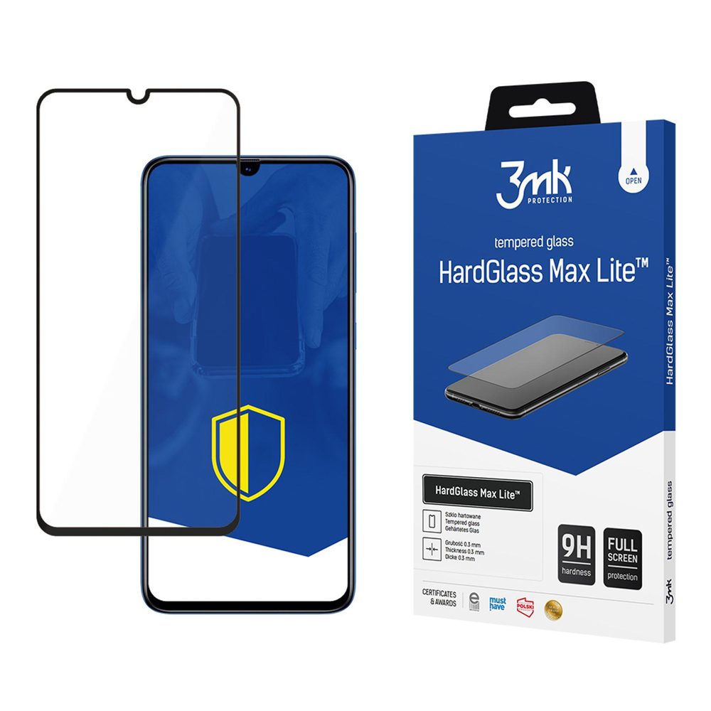169969_1 9H 3mk HardGlass Max Lite™ glass for Samsung Galaxy A70eng