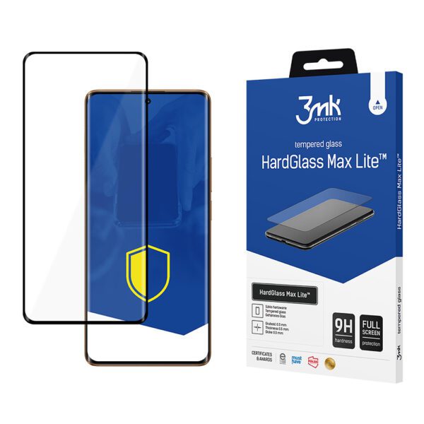 9H 3mk HardGlass Max Lite™ glass for Realme 11 Pro / 11 Pro+ / Moto Edge 30 Ultra / 40 Proeng