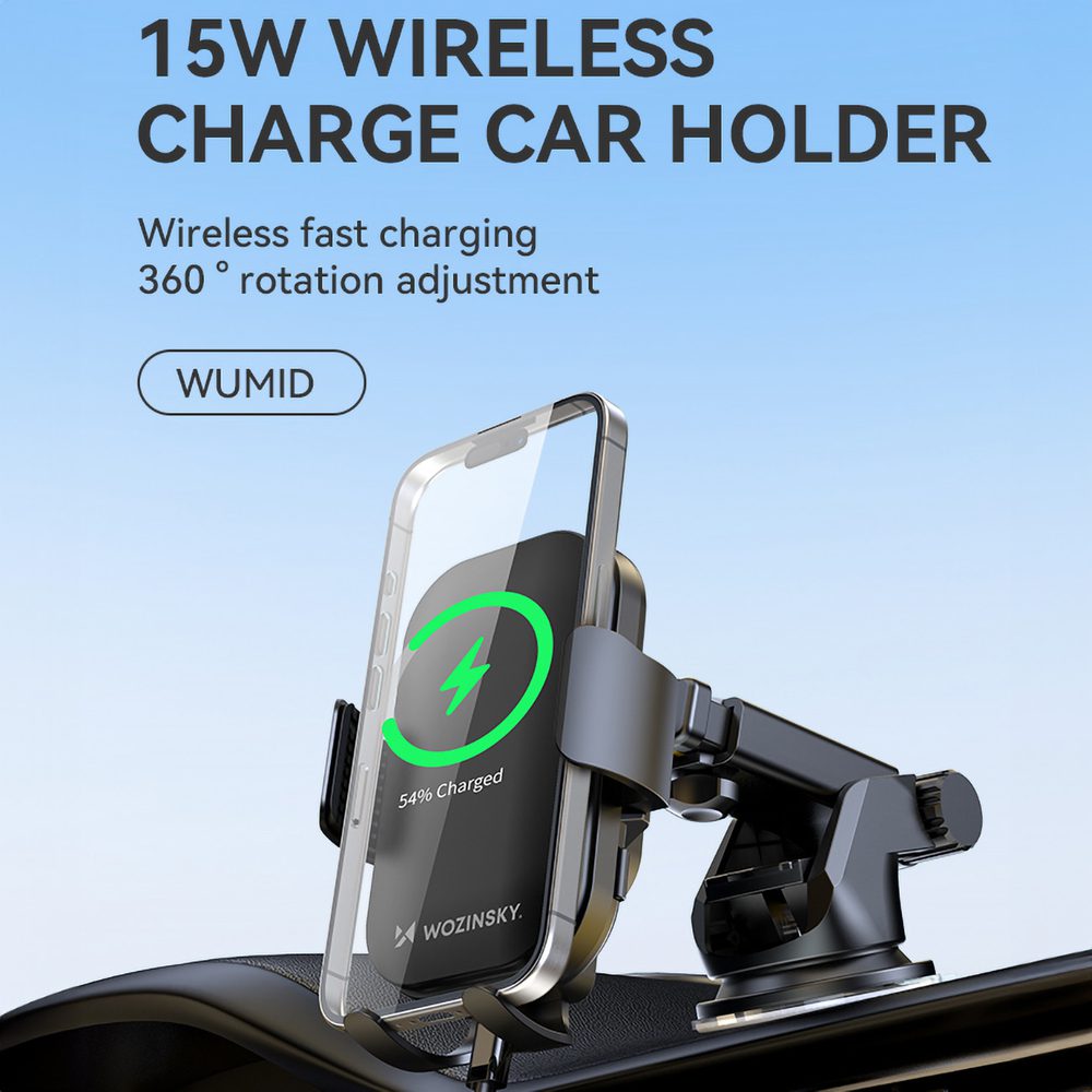 170833_4 Wozinsky WUMID phone holder with 15W inductive charger for car dashboard - blackeng