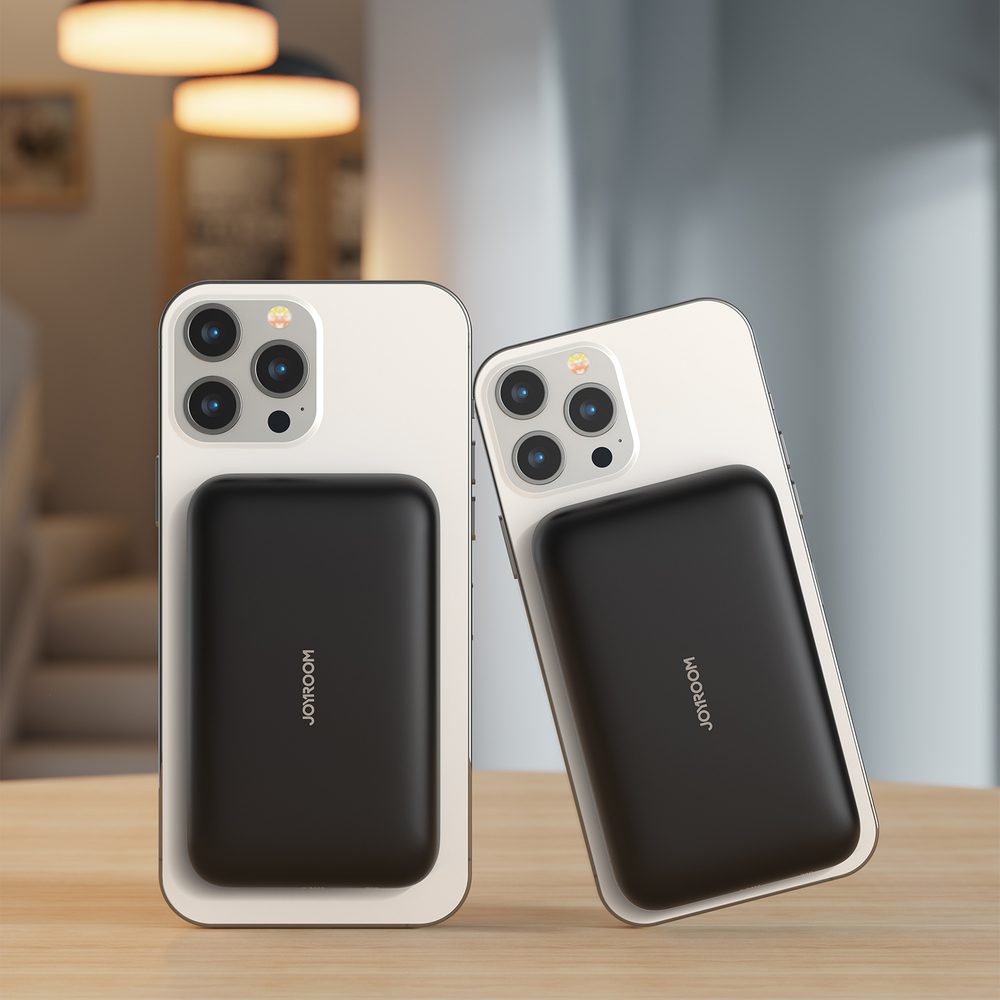 Joyroom JR-W020 20W 10000mAh MagSafe powerbank + USB-A - USB-C 0.25m cable - blackeng