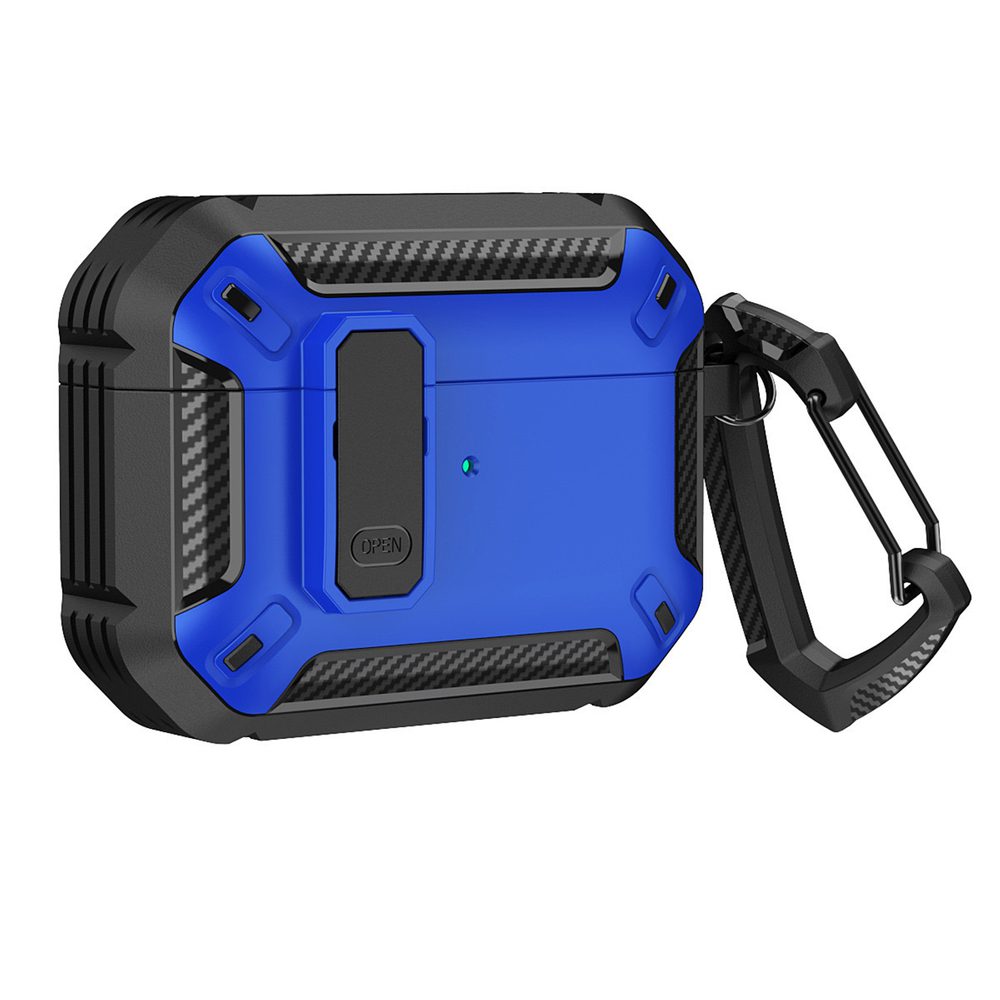 Airpods 4 Armor Case with Carabiner - Blueeng