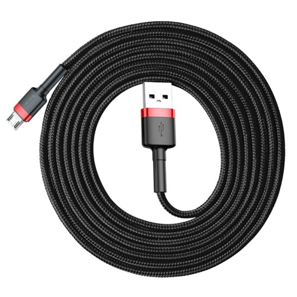 Baseus Cafule Cable CAMKLF-C91 USB-A / micro USB 1.5A 2 m - black and redeng
