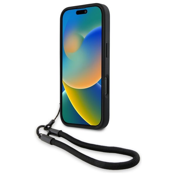 178675_4 BMW Signature Leather Wordmark Cord Case for iPhone 16 Pro - Blackeng