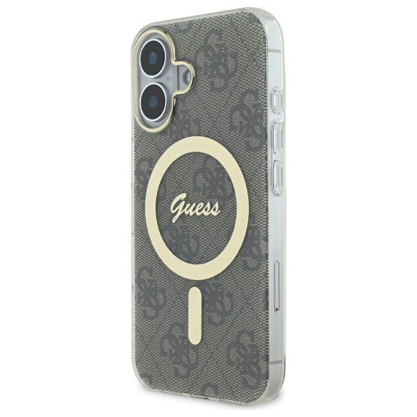 178737_2 Guess IML 4G MagSafe Case for iPhone 16 Plus - Browneng